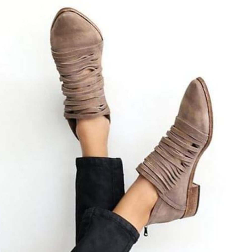 Free People Lost Valley Ankle Boot {Bootie}. 38